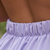 Lila dress short cut cloche with elastic waist thin fabric with cut back