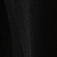 Rochie din georgette cu granulatie neagra midi in clos cu elastic in talie cu decupaje in material - SunShine