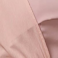 Púder rózsaszínű női kosztüm muszlin anyagátfedés öv típusú kiegészítővel szövetből