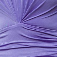 Purple Lycra Short Pencil Dress with Padded Shoulders - PrettyGirl