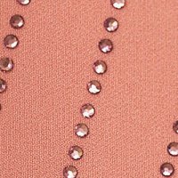 Elegáns ruha pink midi ceruza elöl felsliccelt csillogó kiegészítőkkel rugalmas szövetből
