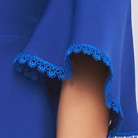 Kék harang ruha rugalmas szövetből fodros ujjakkal - StarShinerS
