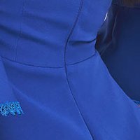 Kék harang ruha rugalmas szövetből fodros ujjakkal - StarShinerS