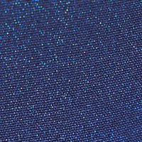 Rochie din stofa cu aplicatii cu sclipici bleumarin scurta cu un croi drept - StarShinerS