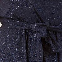 - StarShinerS dark blue dress lycra with glitter details cloche with elastic waist