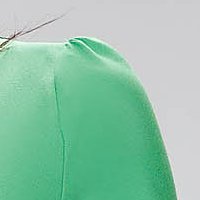 Zöld ceruza ruha rugalmas szövetből gyöngy díszítéssel