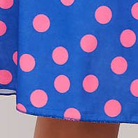 - StarShinerS dress midi cloche with elastic waist lycra dots print