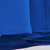 Kék rövid harang krepp ruha kerekített dekoltázssal - StarShinerS