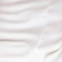 Fehér szűk szabású krepp női blúz muszlin ujjakkal - StarShinerS