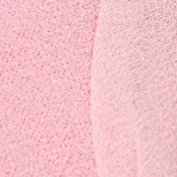 Púder rózsaszínű szűk szabású krepp női blúz muszlin ujjakkal - StarShinerS
