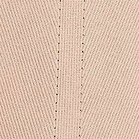 Krémszínű bő szabású kötött pulóver flitteres díszítéssel