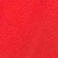Rochie din stofa elastica rosie midi tip creion cu maneci din voal plisat - StarShinerS