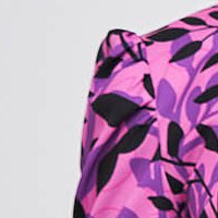 Bő szabású krepp női blúz nyomtatott mintával - StarShinerS