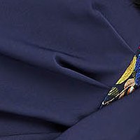 Rochie din stofa elastica pana la genunchi tip creion cu imprimeu floral digital - StarShinerS