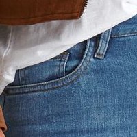 Blue jeans skinny jeans with pockets