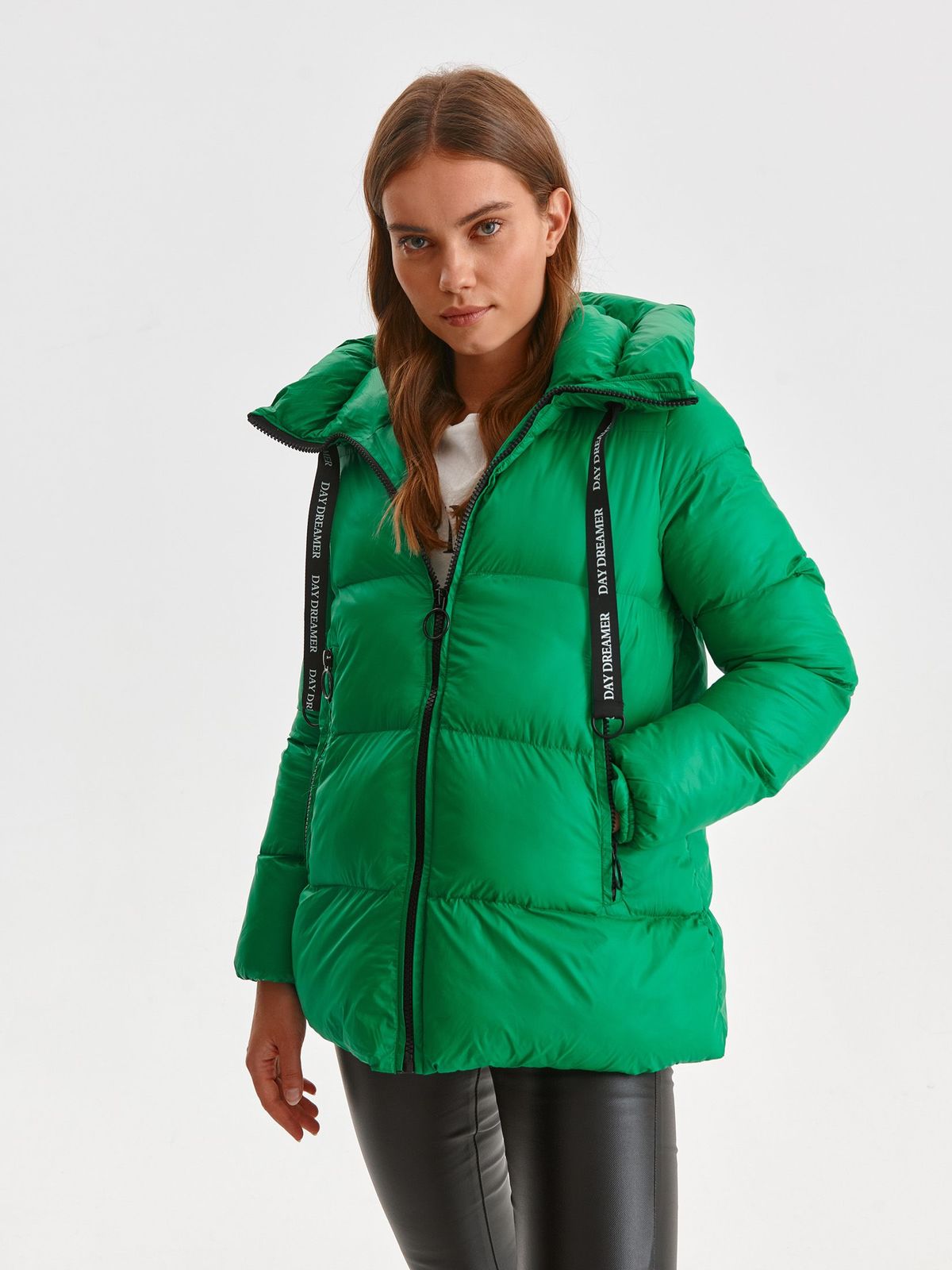 Green jacket from slicker short cut loose fit