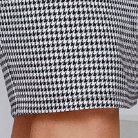 Skirt pencil elastic cloth with frilled waist