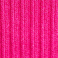 Rochie din tricot roz scurta tip creion cu decupaje in material - SunShine