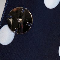 Ballonkabát - StarShinerS rugalmas szövet egyenes zsebes nyomtatott mintával
