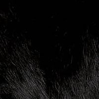 Fekete szükitett gyapjú nagykabát műszőrme galléral