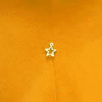 Mustársárga rövid harang krepp ruha kerekített dekoltázssal - StarShinerS