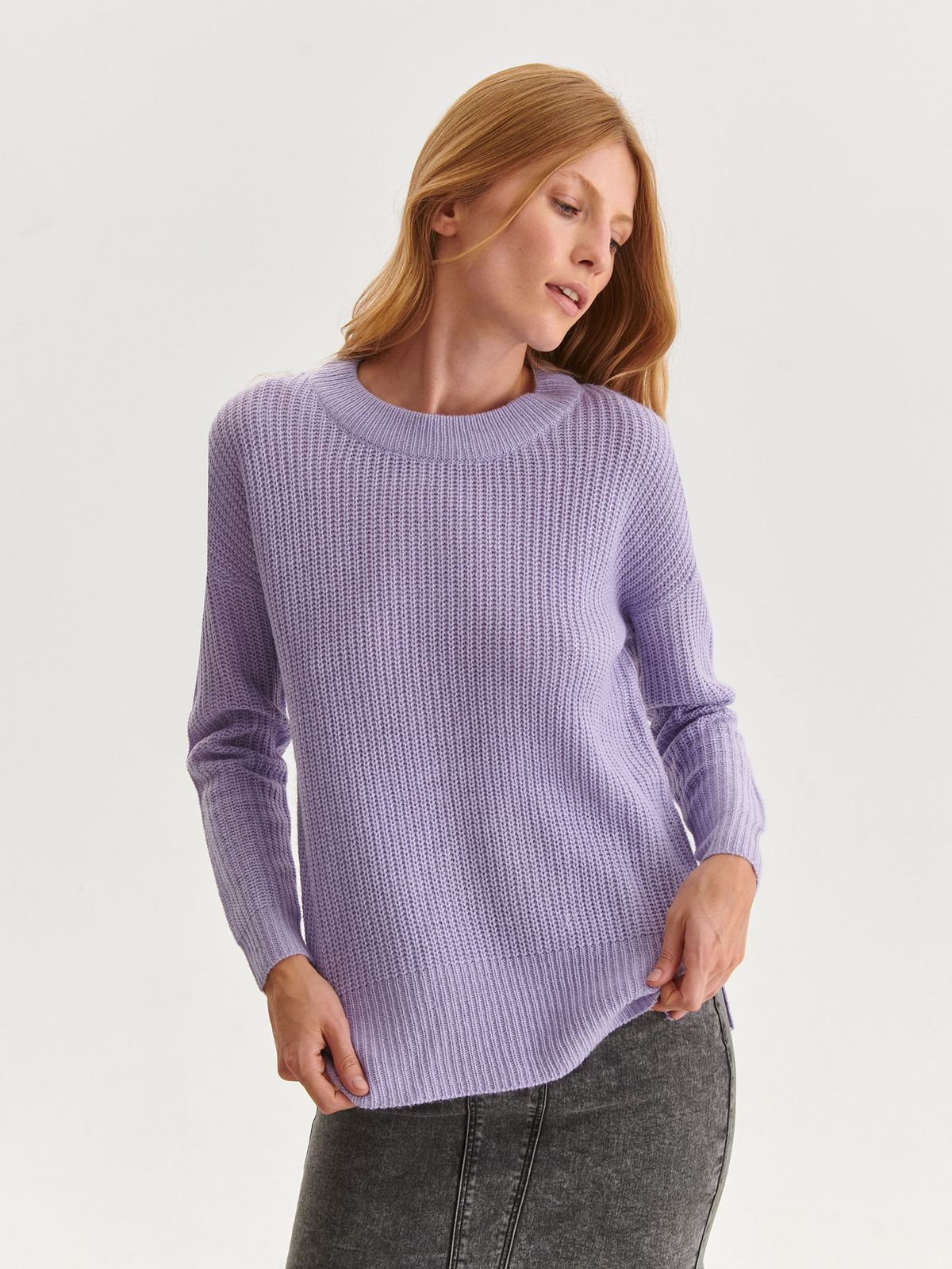 Lila sweater knitted loose fit
