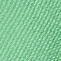 Rochie din stofa usor elastica verde-deschis scurta in clos cu umeri bufanti - StarShinerS