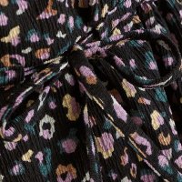 Rochie din georgette scurta tip tunica cu elastic in talie - Top Secret