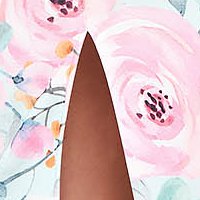 Rochie din scuba midi tip creion cu imprimeu floral digital - StarShinerS