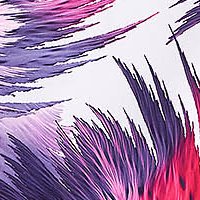 Aszimetrikus bő szabású női blúz könnyed anyagból kendő jellegű gallérral nyomtatott mintával - StarShinerS