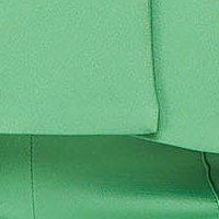 Light Green Elastic Fabric Jacket with Peplum - StarShinerS