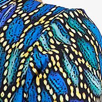 Rochie din stofa usor elastica cu croi larg si imprimeu abstract digital - StarShinerS