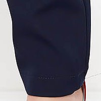 Pantaloni din stofa usor elastica bleumarin conici cu buzunare laterale - StarShinerS