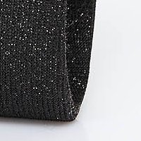 Black bag with glitter details