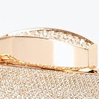 Gold bag with glitter details