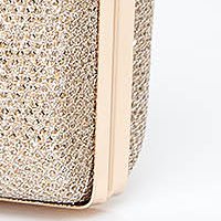 Gold bag with glitter details
