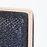 Dark blue bag with glitter details