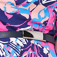 Lycra thin fabric cloche with elastic waist dress