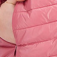 Pink rövid egyenes vízlepergető dzseki vékony anyagból
