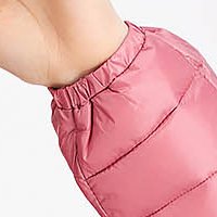 Pink rövid egyenes vízlepergető dzseki vékony anyagból