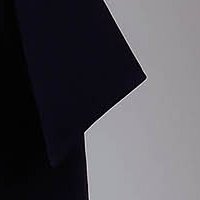 Black dress pencil high shoulders wrap around slightly elastic fabric