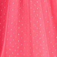 Pink ruha tüllből harang alakú gumirozott derékrésszel kötött csipke