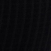Rochie tricotata neagra tip creion cu guler - SunShine
