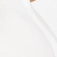 Rochie bandage alba tip creion cu volanase frontale - SunShine