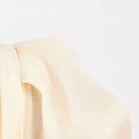 Krémszínű pamutból készült ruha v-dekoltázzsal