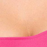 Bluza dama din crep roz mulata cu maneci bufante - StarShinerS