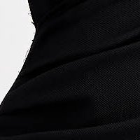 Rochie din crep neagra tip creion cu decolteu petrecut - StarShinerS