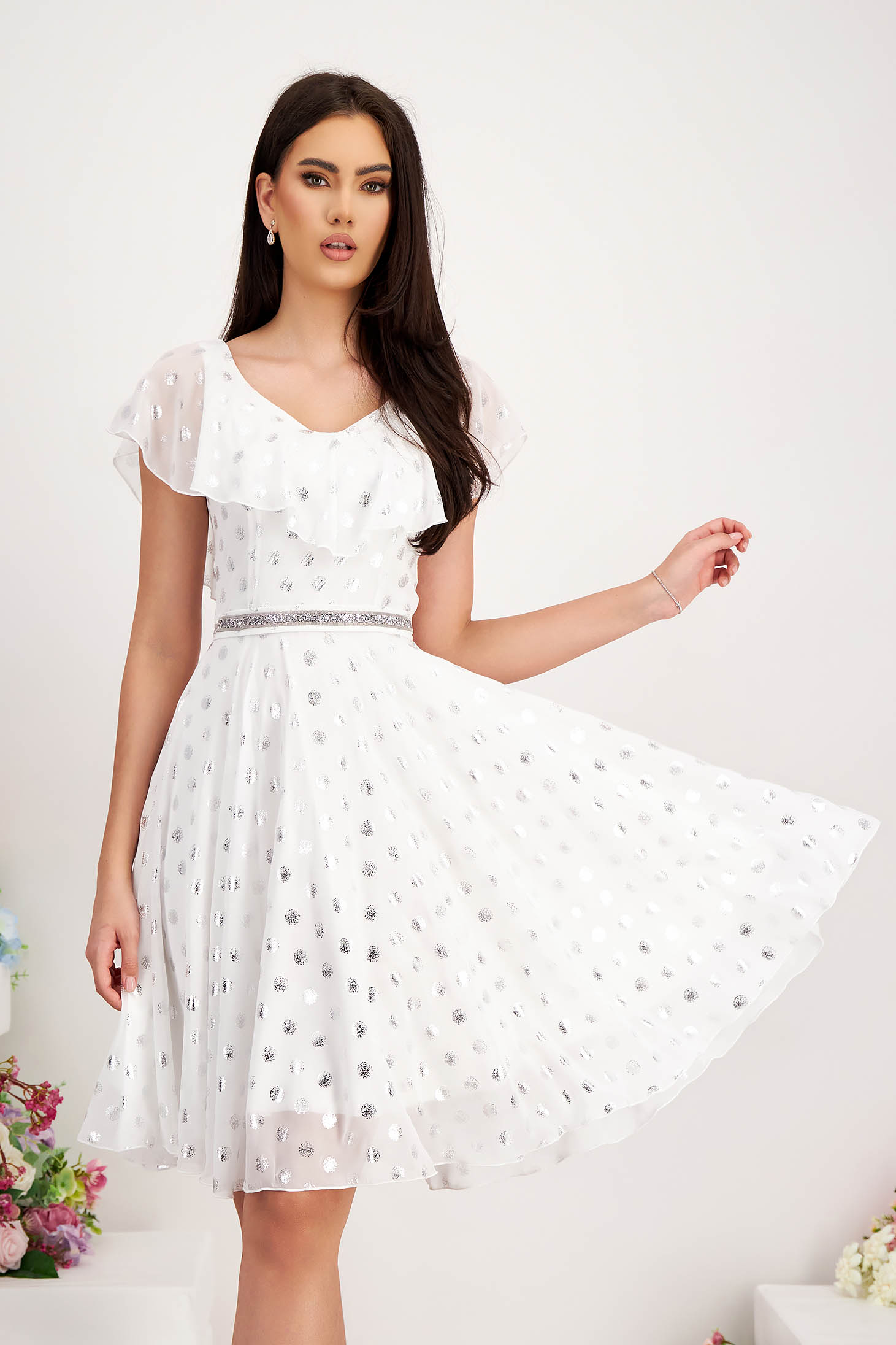 Fehér harang ruha, térdigérő 1 - StarShinerS.hu