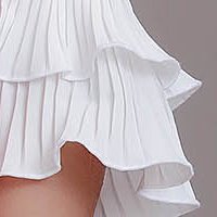 Fuchsia dress elastic cloth slightly elastic fabric with pockets a-line