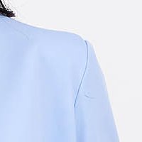 Light Blue Elastic Thin Fabric Suit - StarShinerS